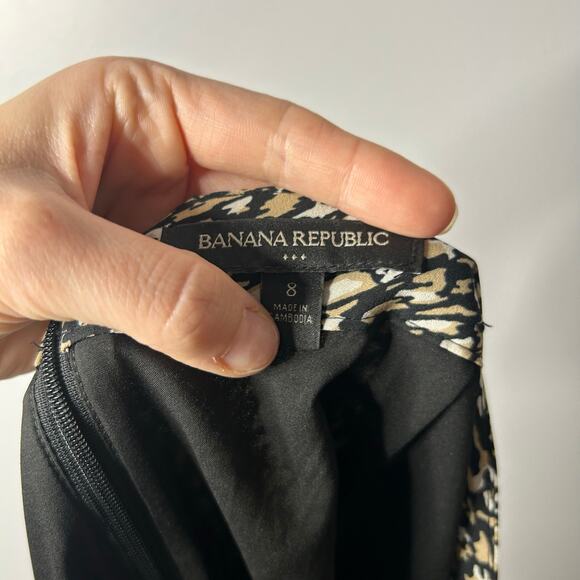 Banana Republic Skirt Fairy Grunge Y2K Midi Skirt Size 8 Asymmetrical Forest - Picture 5 of 6